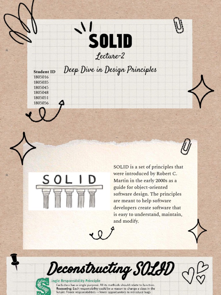 SOLID Principles Deep Dive | PDF | Inheritance (Object Oriented ...