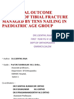 Functional Outcome Analysis of Tibial Fracture Managed by Tens Nailing in Paediatric Age Group