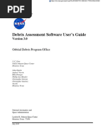 Debris Assessment Software User's Guide: Orbital Debris Program Office