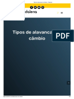 Tipos de Alavancas de Câmbio