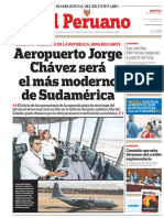 Aeropuerto Jorge Chávez será el más moderno de Sudamérica según Boluarte