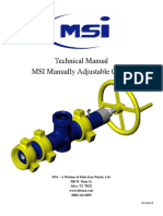 Technical Manual MSI Manually Adjustable Choke