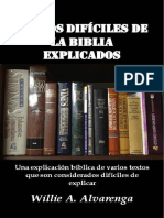 Textos Dificiles de La Biblia Explicado - Willie Alvarenga