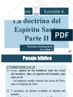 ED 2023-02-19 - La Doctrina Del Espíritu Santo - II