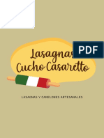 Brochure Lasagnas Cucho Casaretto