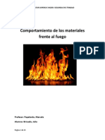 Comportamiento de Los Materiales Frente Al Fuego