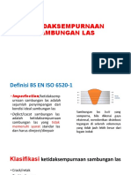 Ketidaksempurnaan Sambungan Las