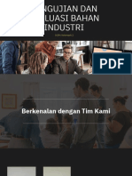 Pengujian Dan Evaluasi Bahan Industri