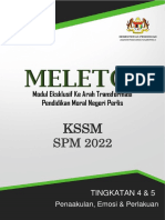 Modul Eksklusif Ke Arah Transformasi Pendidikan Moral Negeri Perlis