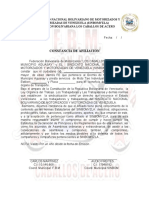 Constancia de Afiliacion Oficial Martinez