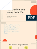 Các Ưu Điểm Của Mạng Lorawan: Đỗ Quốc Vinh - 191411149 Lê Văn Việt