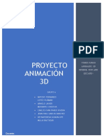 Proyecto Animación 3D: Docente