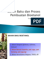 Proses Produksi Bioetanol dari Berbagai Bahan Baku