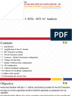 Lecture 2. BJTs - BJT AC Analysis