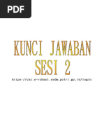 KUNCI E-ROHANI Polri 2025 | PDF