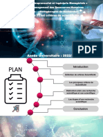 Thème 7: Les Critères de Scientificité: Année Universitaire: 2022/2023