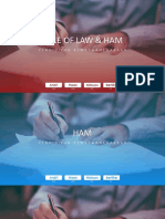 HAM Dan Rule of Law