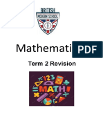 Mathematics: Term 2 Revision