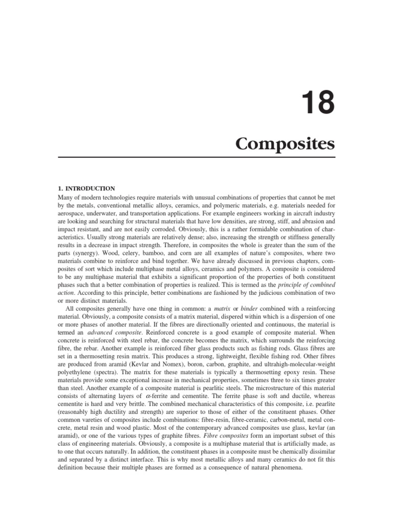 Composites Action. According To This Principle, Better Combinations