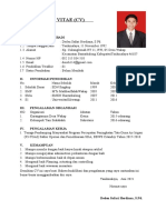 Curriculum Vitae (CV) : I. Informasi Pribadi