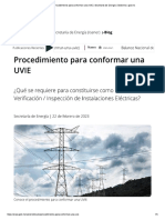 Procedimiento para Conformar Una UVIE - ... Retaría de Energía - Gobierno - Gob