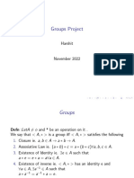 Groups Project