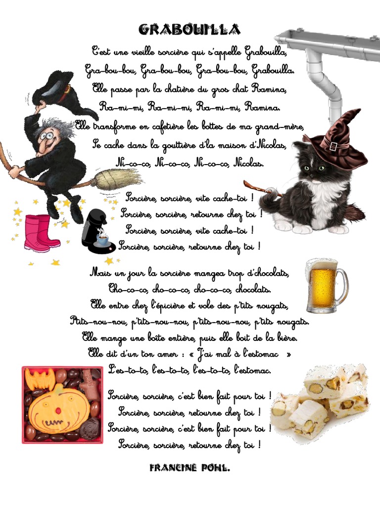 La Sorcière Grabouilla : Paroles et Histoire | PDF