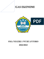 Tugas Ekonomi: Sma Negeri 1 Wuryantoro 2022/2023