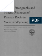 Physical Stratigraphy and Mineral Resources of Permian Rocks in Western Wyomin