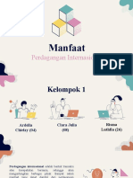 Manfaat: Perdagangan Internasional