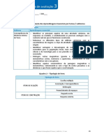 Matriz Da Ficha de Avaliação: Quadro 1 - Distribuição Das Aprendizagens Essenciais Por Temas / Subtemas