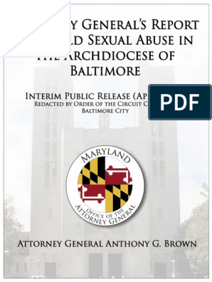 OAG Redacted Report On Child Sexual Abuse | PDF | Rape | Sex And The Law
