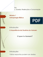 Ebd - Ipbv Criação, Queda, Redenção e Consumação: Módulo 1 Antropologia Bíblica