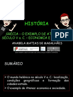 História: Grécia - O Exemplo de Atenas No Século V A. C. - Economia E Sociedade