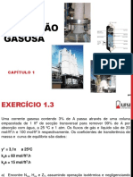 OP3 - Aula2 - Cap 1 - Absorção Gasosa - Parte2 - Exercicios13 - 14