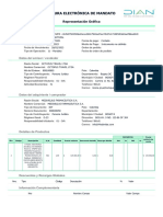 Factura Electrónica de Mandato: Representación Gráfica