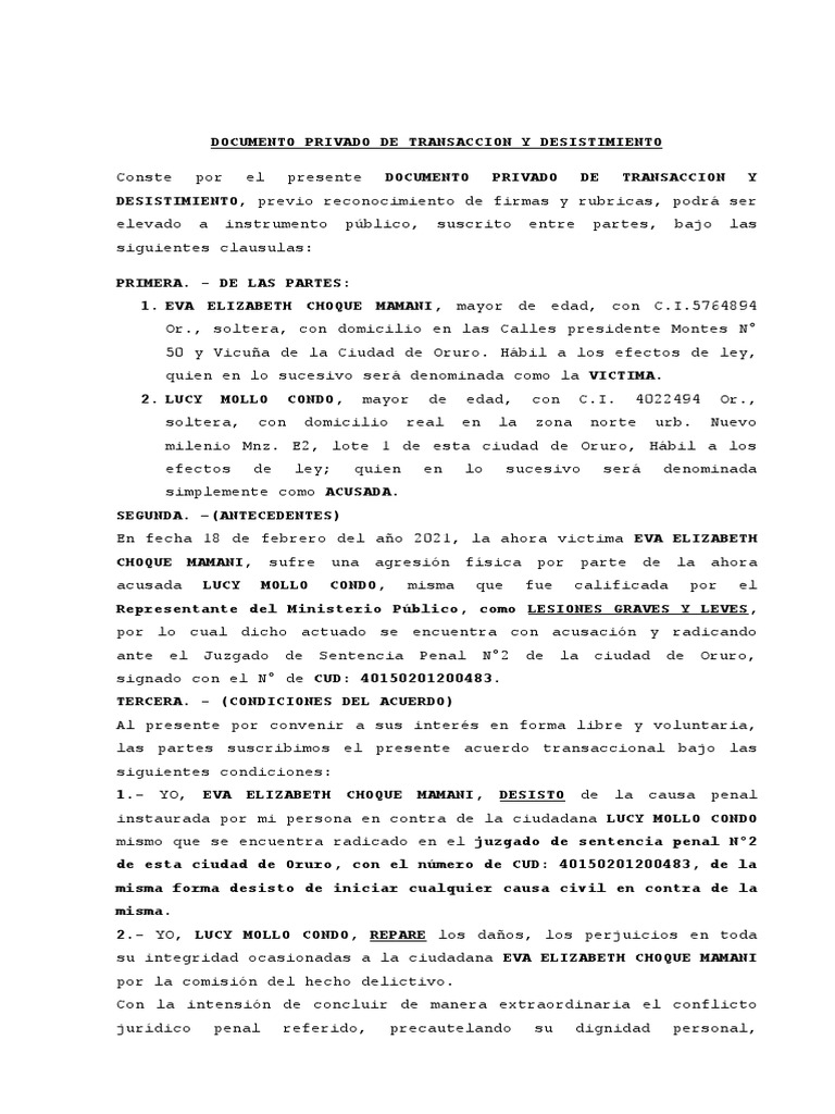 Acuerdo Penal | PDF | Justicia | Crimen y violencia
