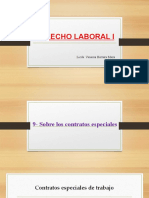 Derecho Laboral I - Tema Ix - Contratos Especiales