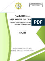 Fiqih: Naskah Soal Assesment Madrasah