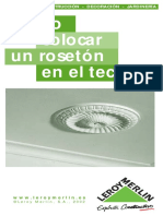 Colocar Roseton en Techo