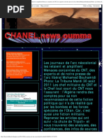 Chanel,News Oumma_ Les journaux de l'arc néocolonial les relaient et amplifi