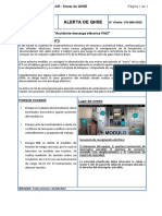 Alerta de Qhse: "Accidente Descarga Eléctrica PIAS"