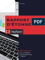 Rapport D'étonnement HeyTeam