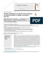 Utilidad y Fiabilidad de La Ecografia en Medicina Familiar