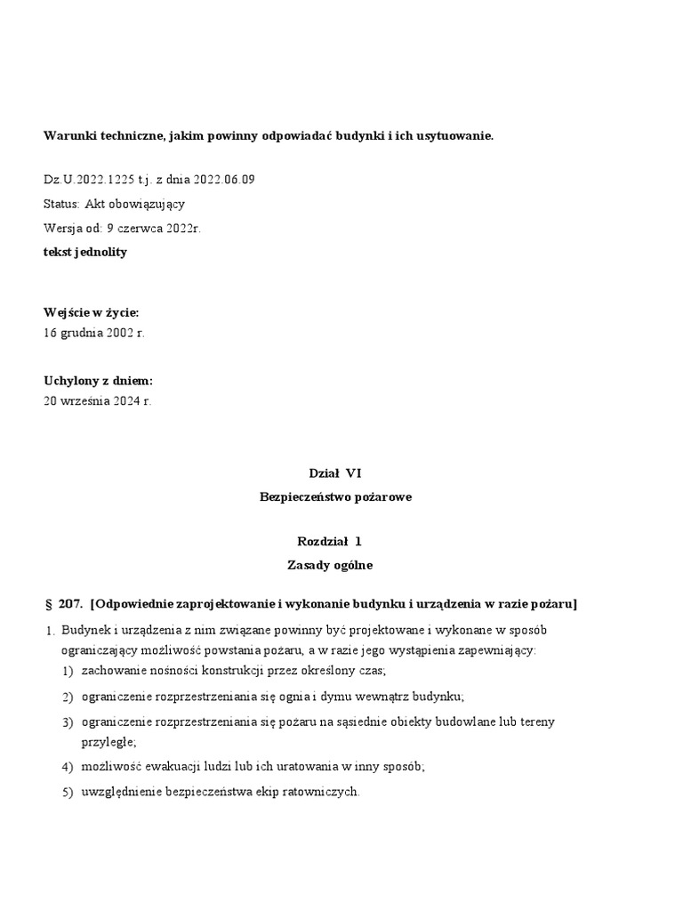 Lex dz u 2022 1225 t j warunki techniczne jakim pdf