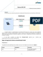 Simova NFS API: Autenticação