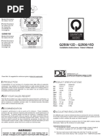 Quantum Q2500 Subwoofer Manual Combined 12 - 20 - 121