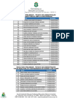 Resultado Preliminar Administração
