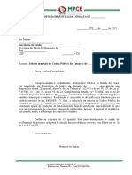 Modelo Ofício Secretaria de Saúde Municipal Inspeção de Vigilância Sanitária