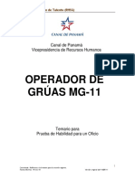 Operador de Grúas MG-11